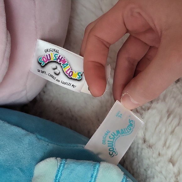 DUO DEAL 7.5" Blue Panda and Pink Cat Squishmallows - Picture 5 of 5